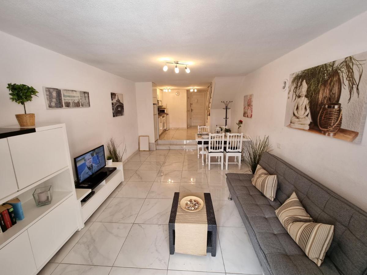 Duplex Apartment Vistamar, Sea-View, Heated Pool In Parque Santiago 2, Wifi Playa de las Américas Extérieur photo